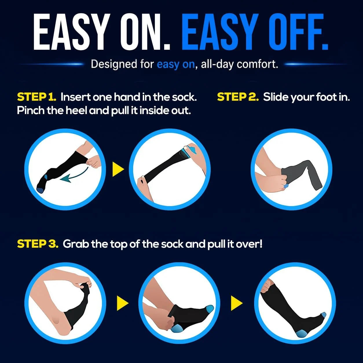 SB SOX Compression Socks for Men & Women (20-30mmHg)