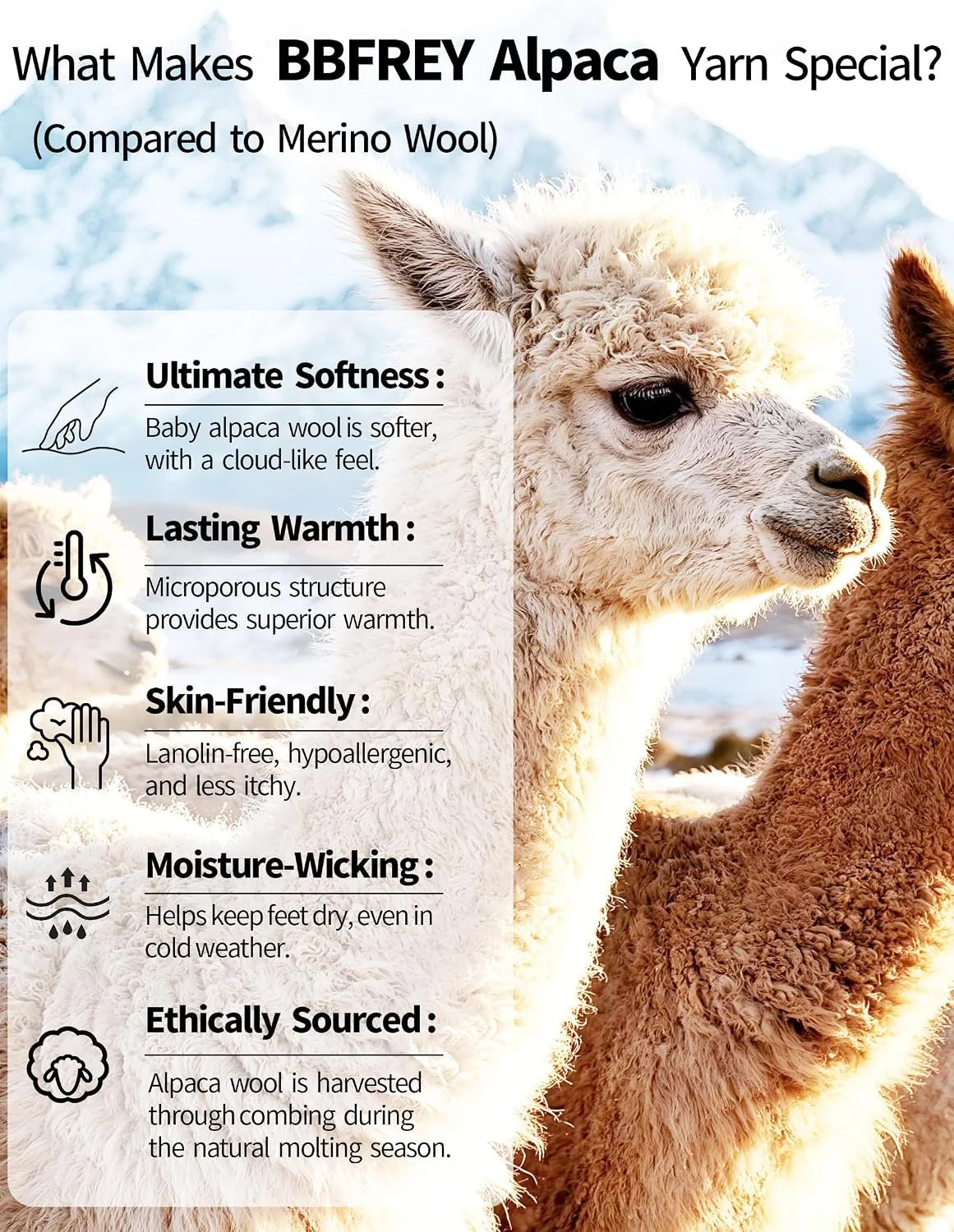 Soft Alpaca Compression Socks for Men & Women 18-25 mmHg - Microfiber Knit Alpaca Wool Socks for Hiking Travel Flying