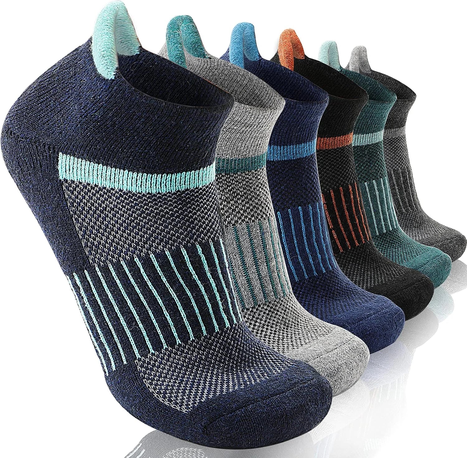 Anlisim Merino Wool Ankle Running Hiking Socks for Women and Men