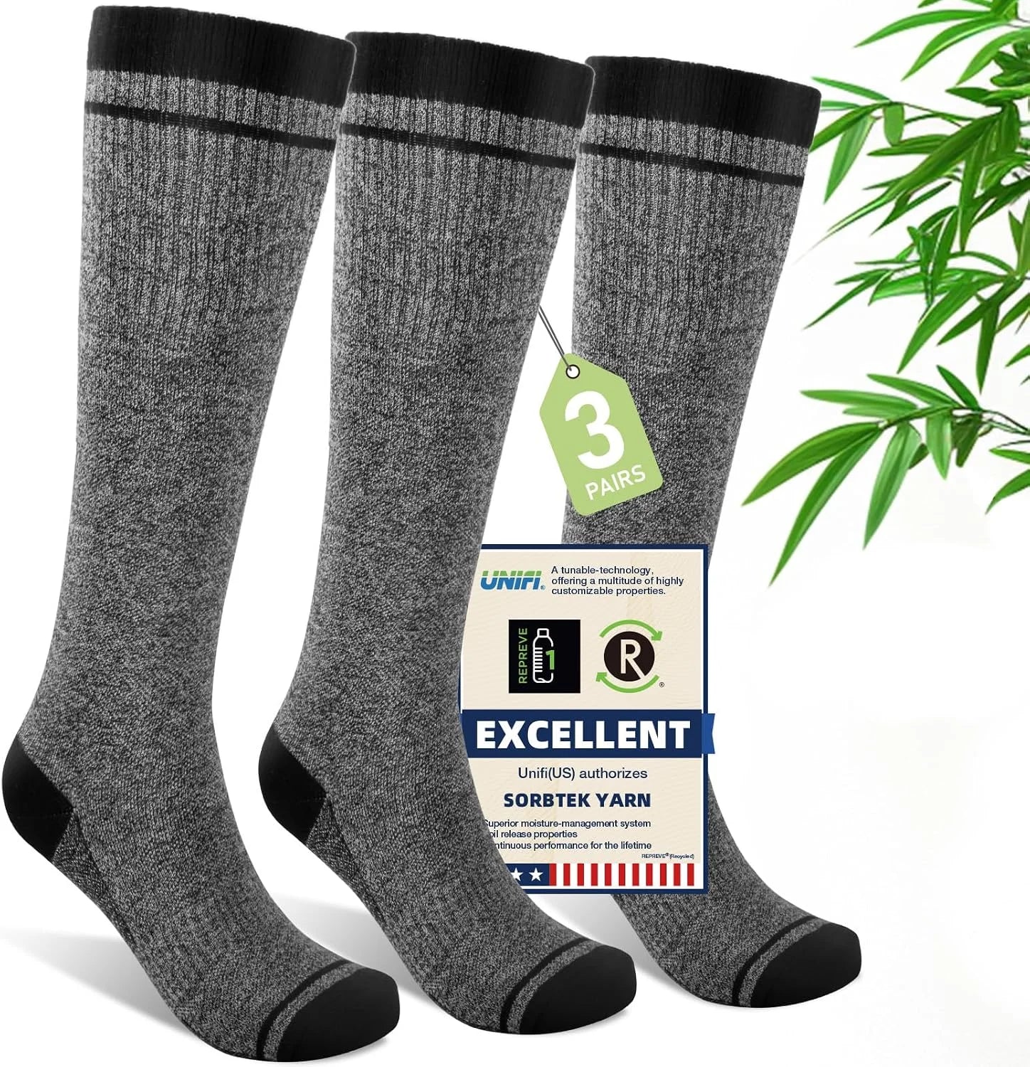 Compression Socks Women & Men 15-20 mmHg for Flying