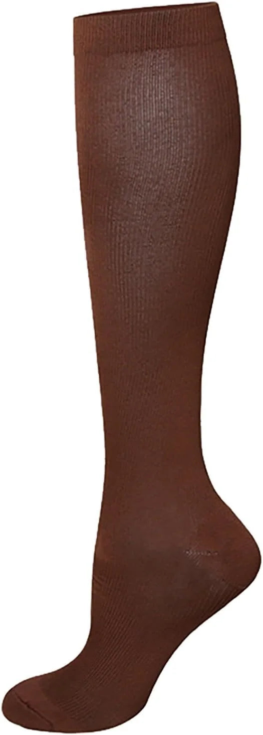 1 Pairs Compression Socks for Men & Women 20-30 mmHg Knee High Nurse Running Medical and Travel Athletic