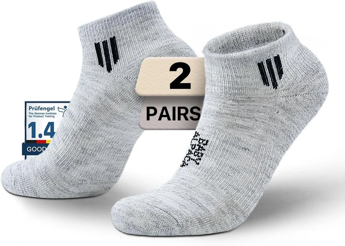 Juclise Alpaca Wool Ankle Socks, Lightweight & Breathable