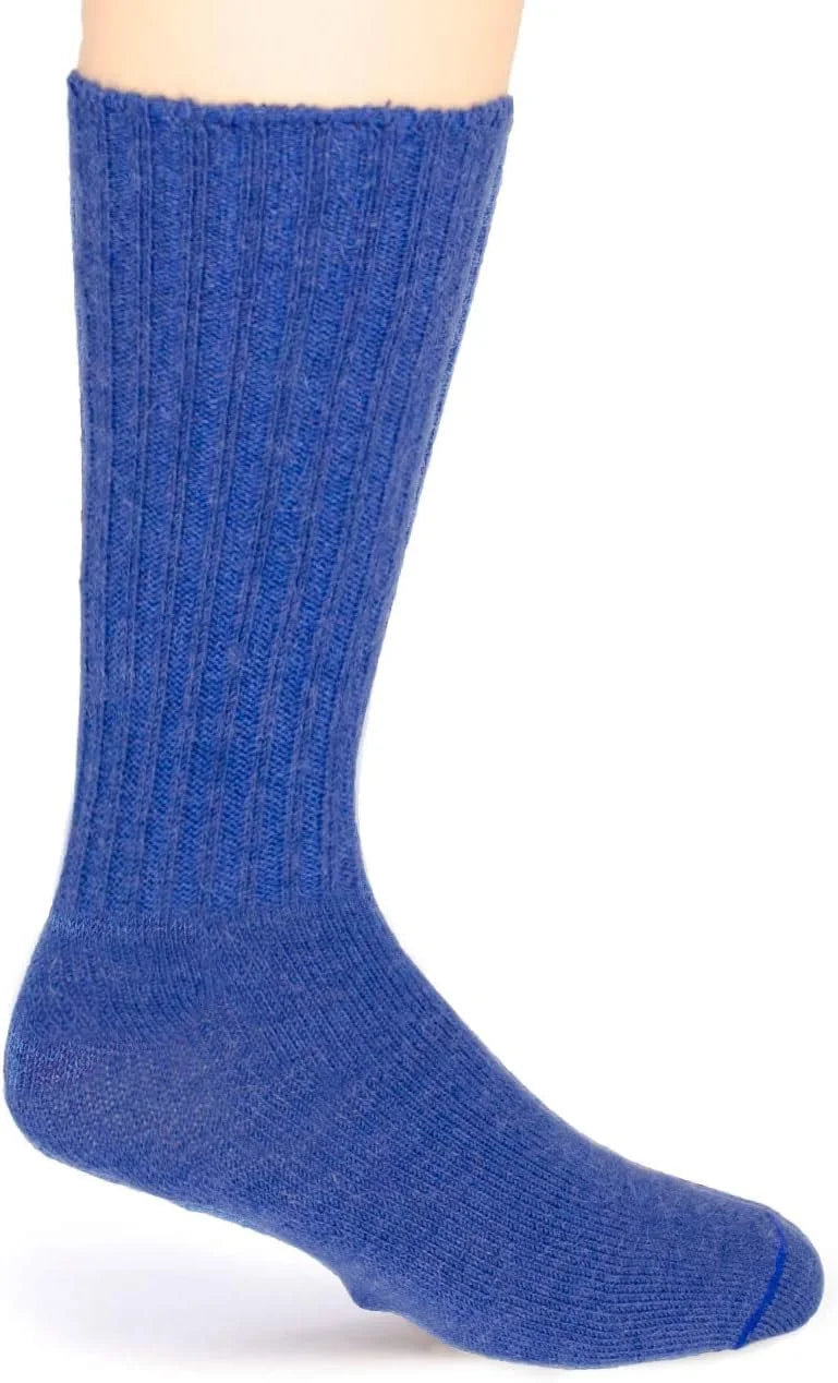 WARRIOR ALPACA SOCKS - Ribbed Casual Everyday Alpaca Wool Crew Socks For Men And Women