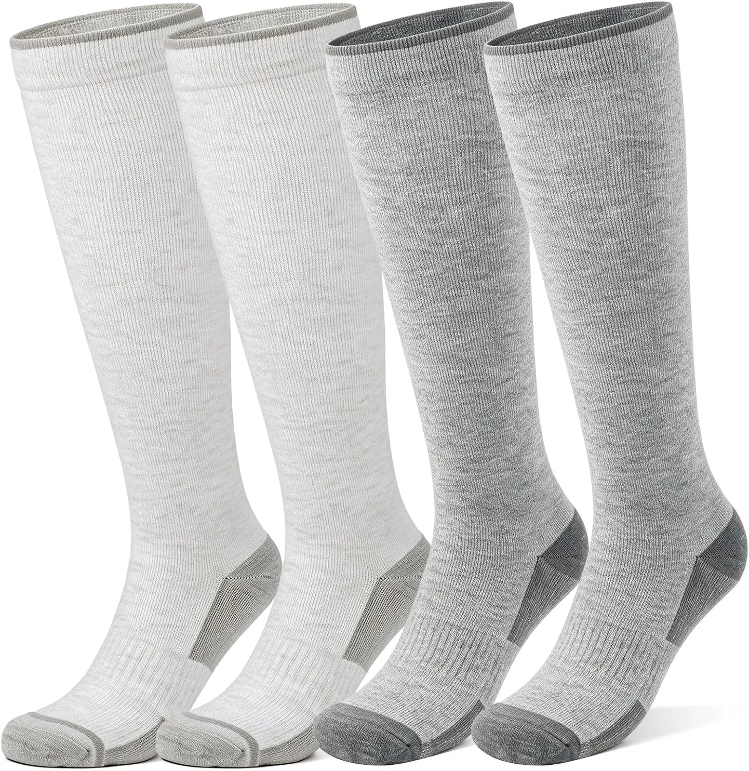 Merino Wool Compression Socks for Women Men 15-20 mmHg for flying