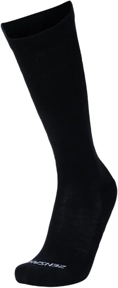 Zensah Alpaca Compression Socks (15–20 mmHg) for Running, Travel & Daily Support – Knee High – Made in USA