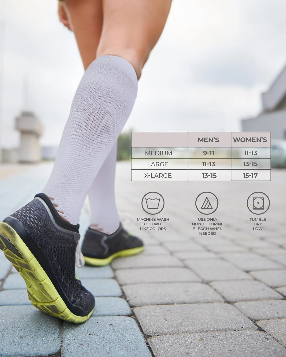 Pembrook 3 Pairs Copper Compression Socks 15-20 mmHg | Graduated Support
