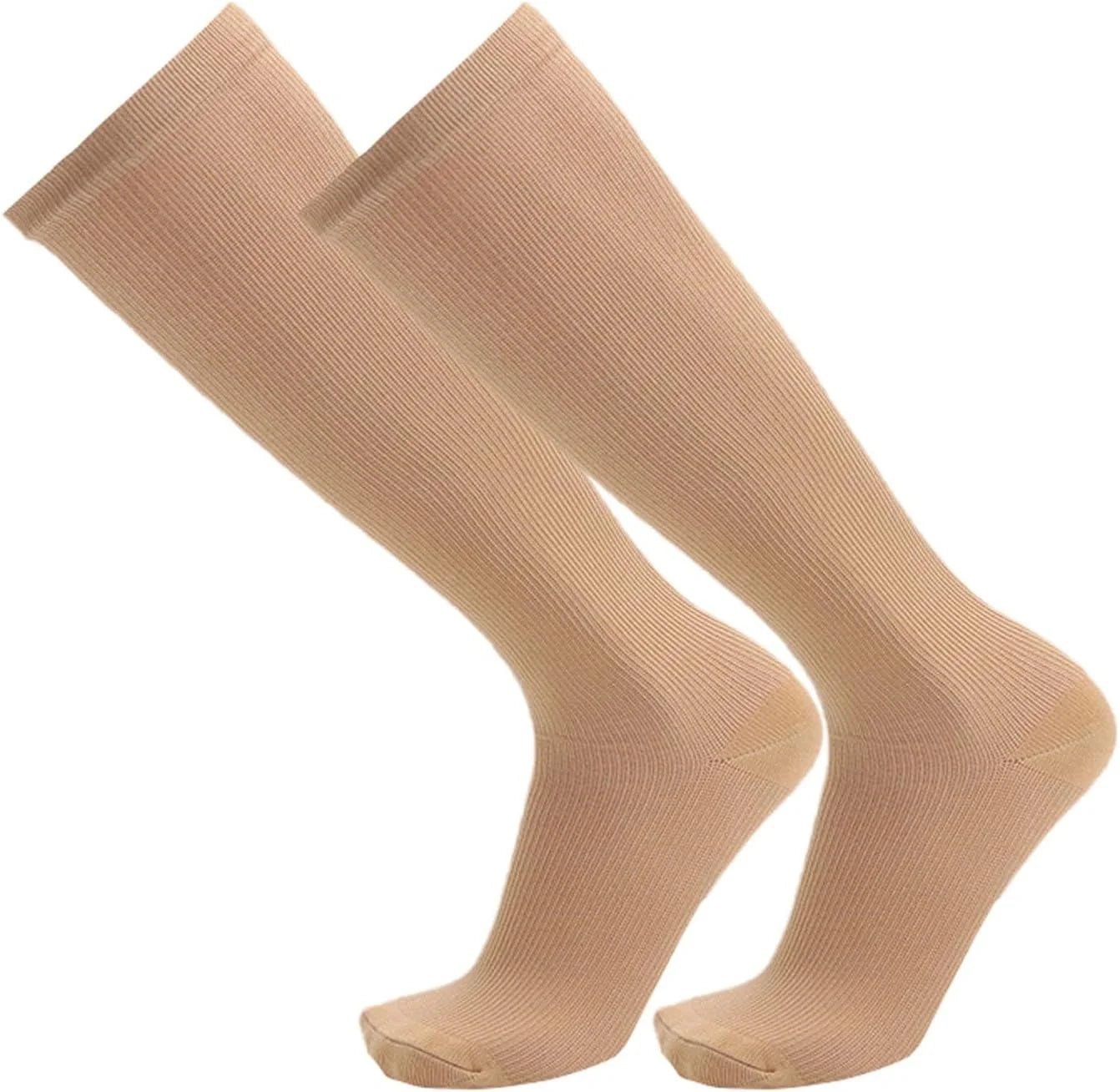 1 Pairs Compression Socks for Men & Women 20-30 mmHg Knee High Nurse Running Medical and Travel Athletic
