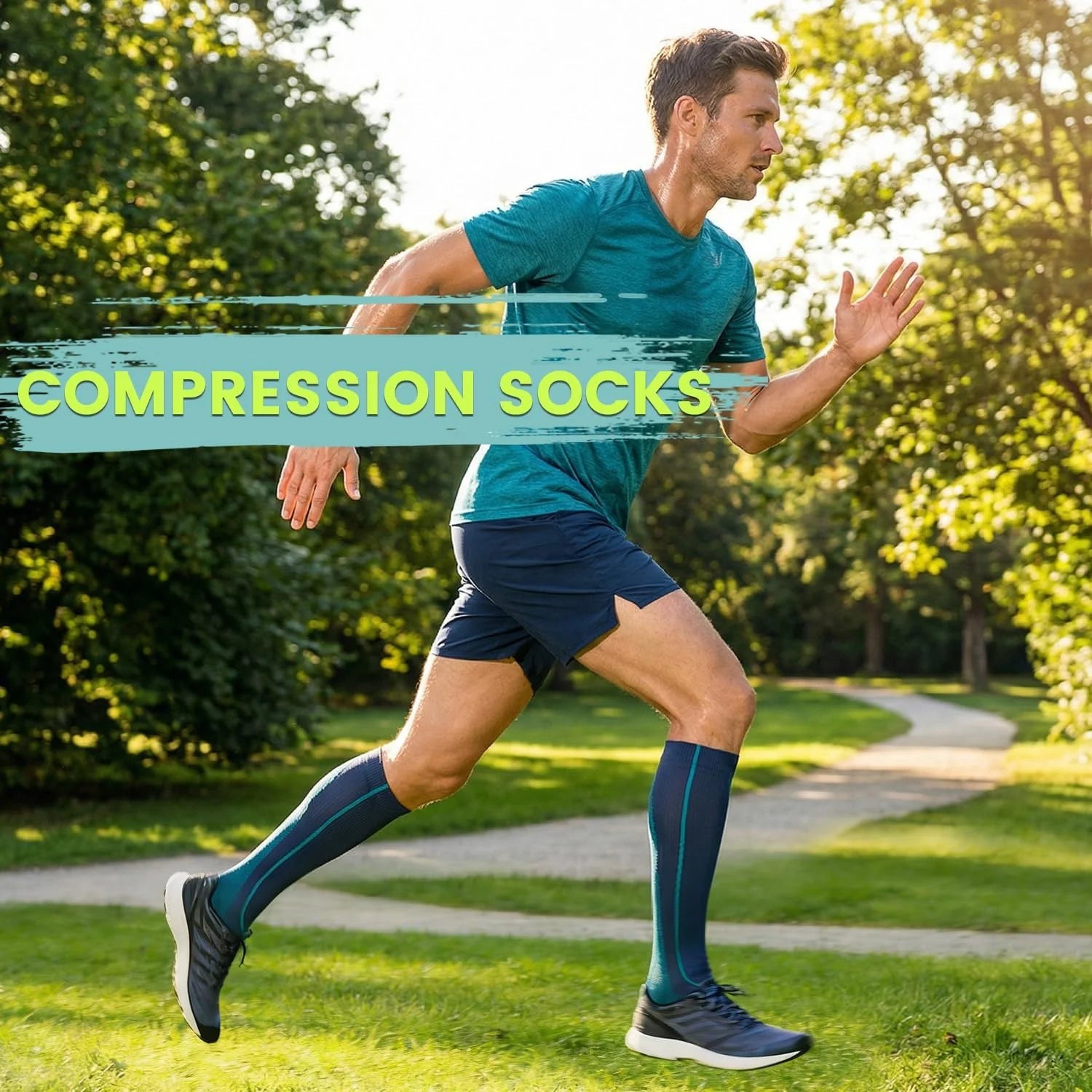 Copper Compression Socks 15-20 mmHg for Men & Women 8 Pairs – Circulation Support for Nurses, Travel, Running, Hiking, Soccer