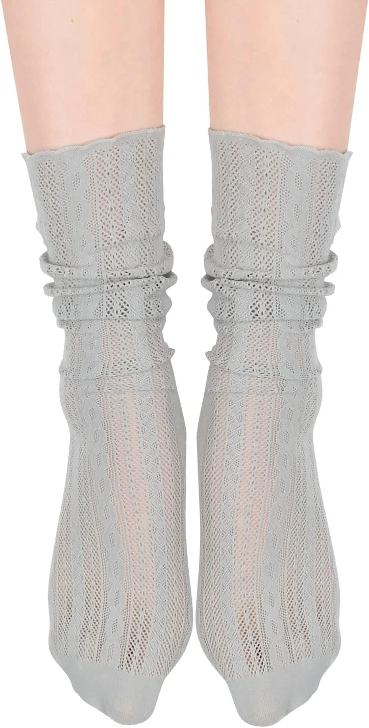 Benefeet Sox Women Lace Sheer Mesh Socks Girls Cute Fancy Tulle Socks