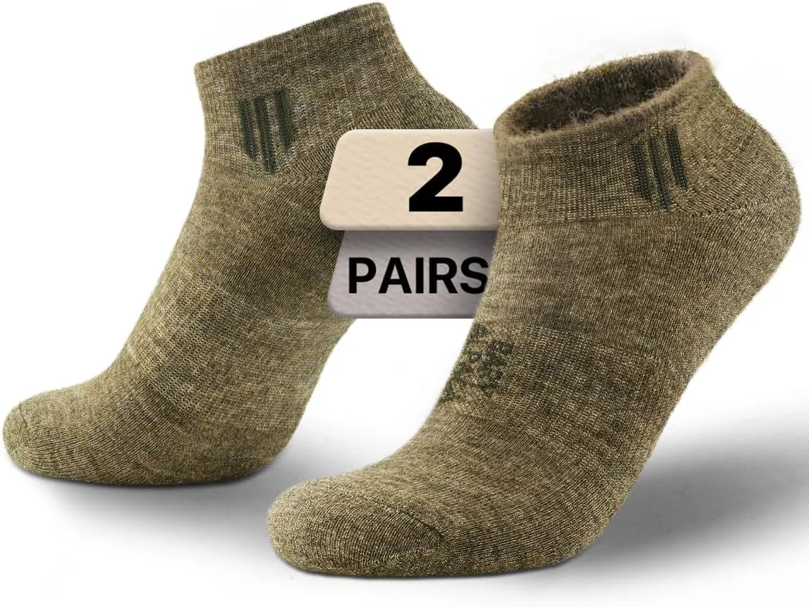 Juclise Alpaca Wool Ankle Socks, Lightweight & Breathable