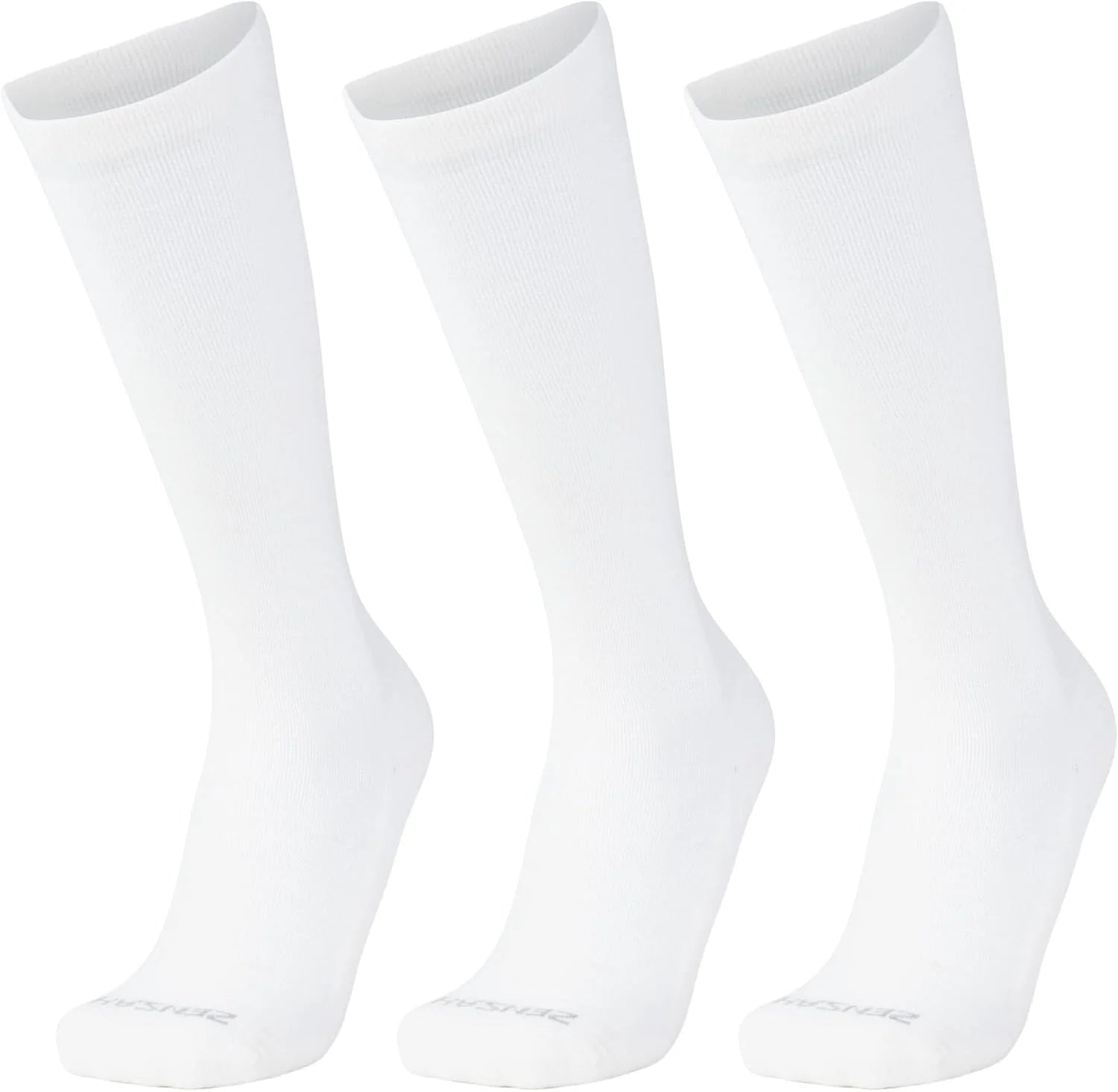 Zensah Alpaca Compression Socks (15–20 mmHg) for Running, Travel & Daily Support – Knee High – Made in USA