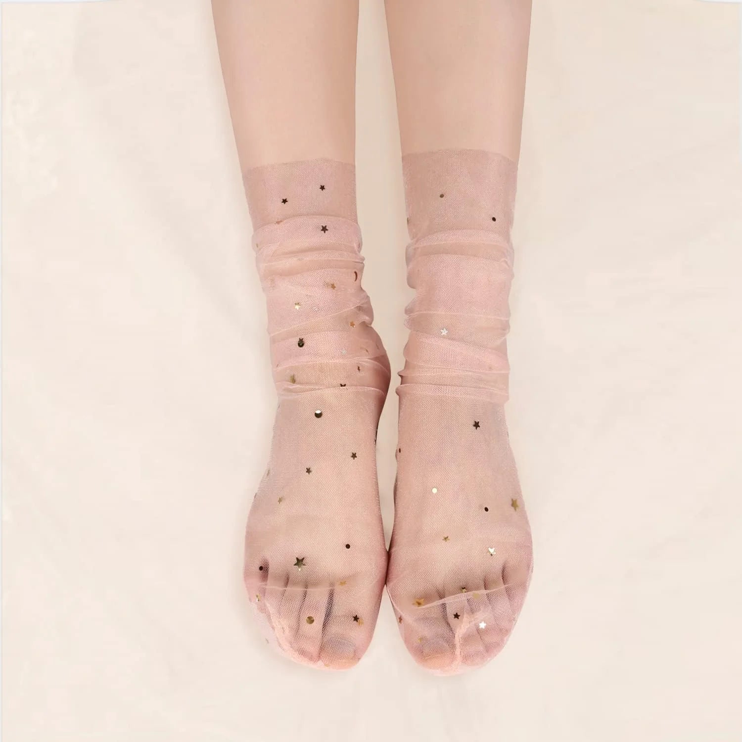 Benefeet Sox Women Lace Sheer Mesh Socks Girls Cute Fancy Tulle Socks
