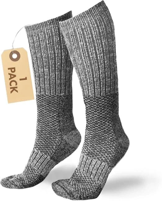 American Mammoth Alpaca Wool Socks for Men & Women Casual Outdoors Hiking Boot 50% Alpaca Wool 50% Merino Wool Blend