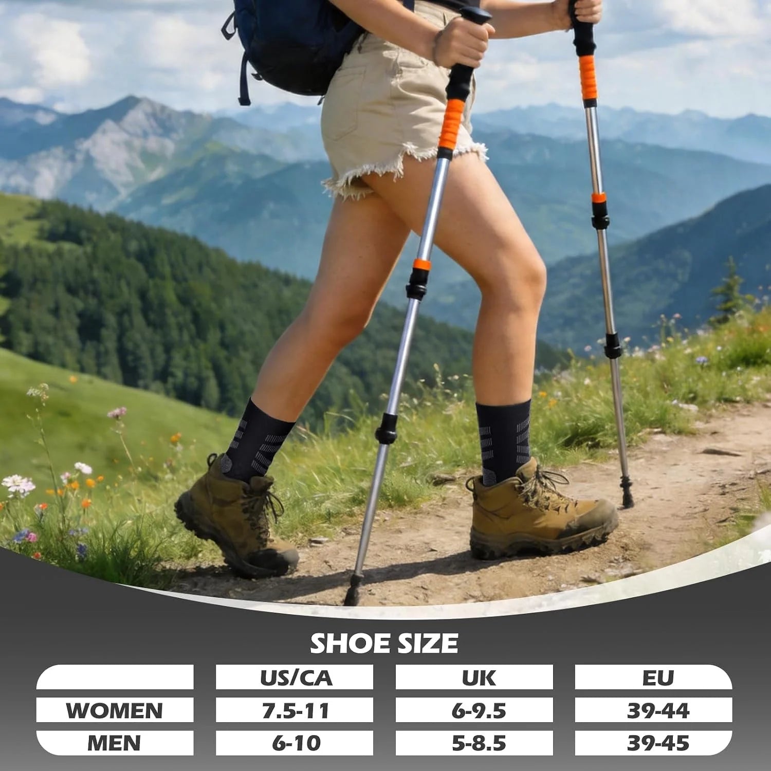 Women Hiking Crew Socks, Winter Thermal Warm, Moisture Wicking Cushioned Sole, Cozy Outdoor Boot Work Athletic