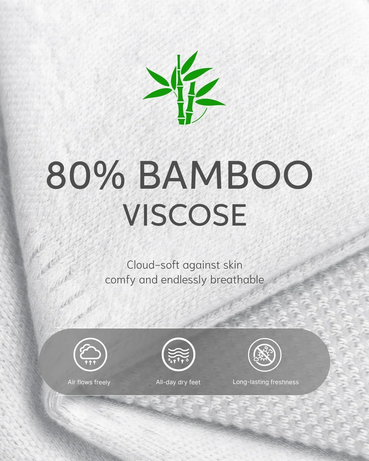 FAIRWIN Bamboo Viscose Compression Socks for Men Women, 15-20 mmHg Knee High Soft Support for Nurse Running Travel Work