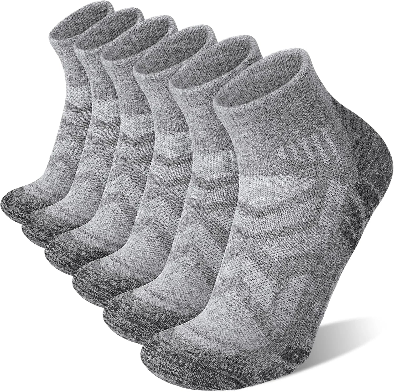 ANTSANG Merino Wool Quarter Ankle Hiking Running Socks for Women and Men