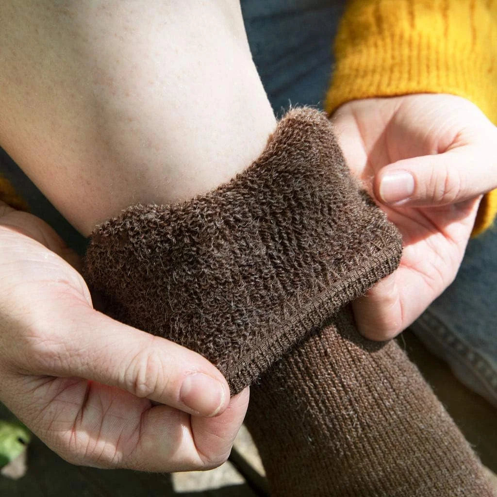 American Mammoth Alpaca Wool Socks for Men & Women Casual Outdoors Hiking Boot 50% Alpaca Wool 50% Merino Wool Blend