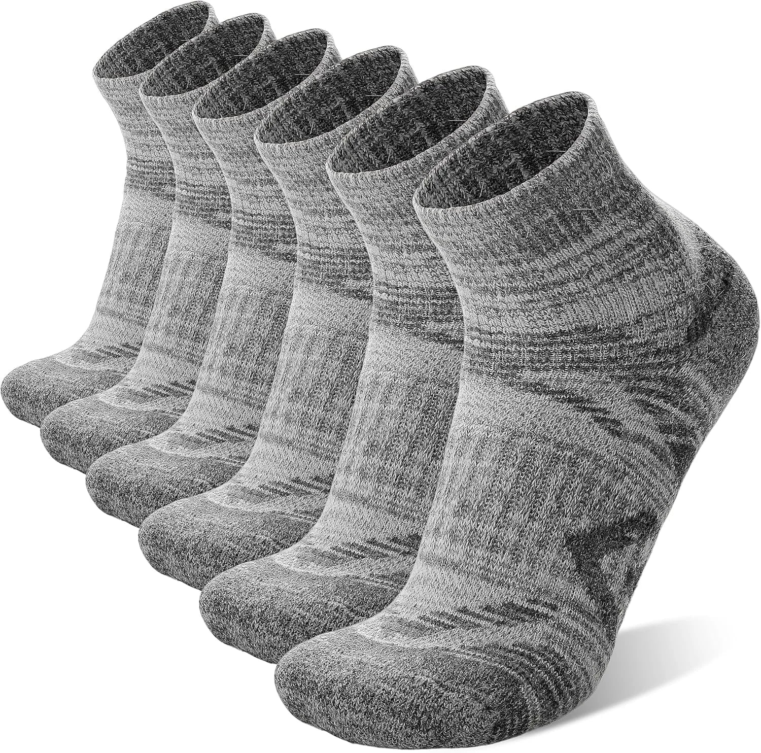 ANTSANG Merino Wool Quarter Ankle Hiking Running Socks for Women Men